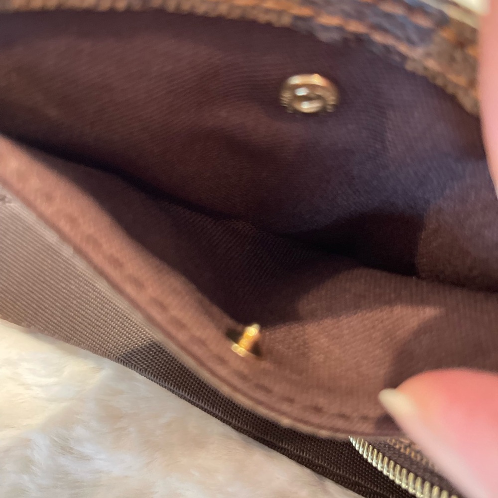 Louis Vuitton shoulder Geronimos with Iconic Damier Ebene - Picture 4 of 9